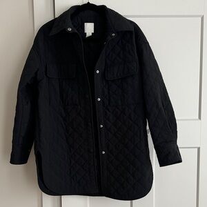 H&M Dark Quilted Outerwear